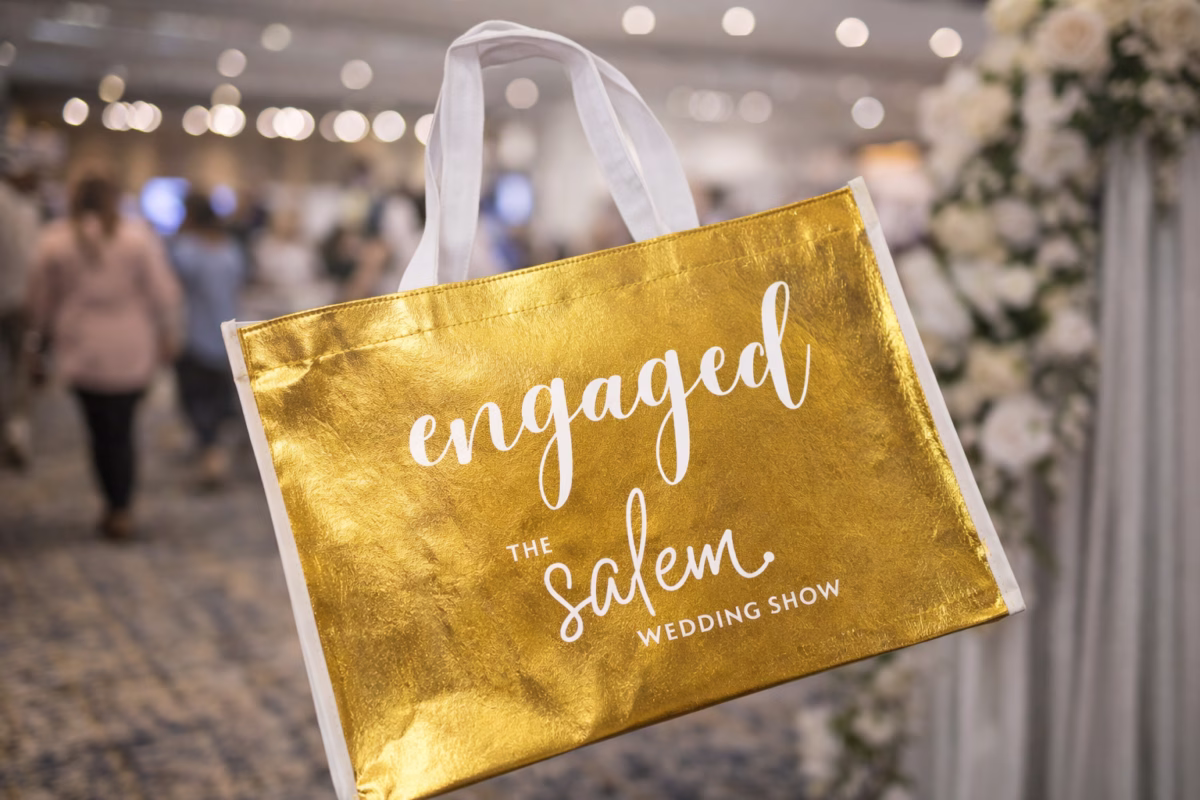 Salem Wedding Show Tote Bag - October 2026 Salem Wedding Show Tote Bag