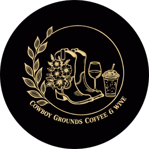Cowboy Grounds Coffee and Wine Logo